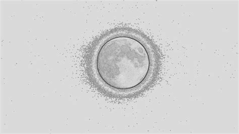 Moon Pencil Drawing