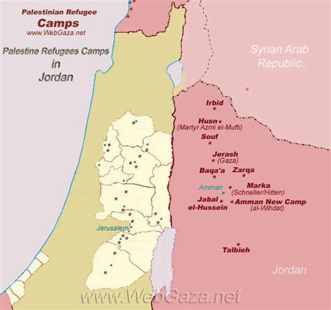 Palestinian Refugee Camps in Jordan - What Are the Palestinian Refugee ...