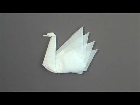 Origami Napkin Folding Swan | Fancy napkin folding, Napkin folding, Napkin origami