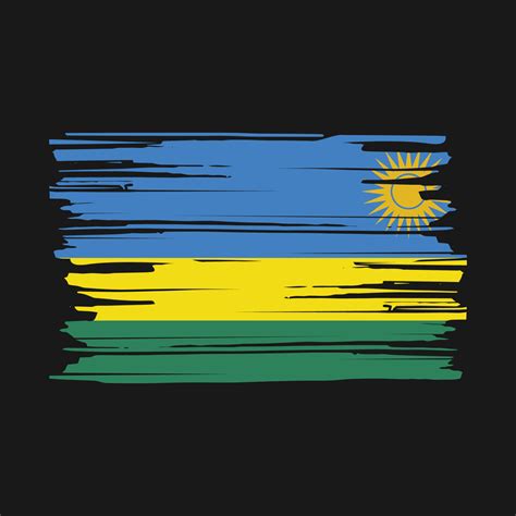 Rwanda Flag Brush 20446251 Vector Art at Vecteezy