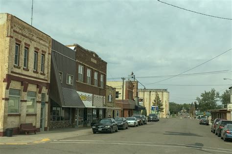 Central Avenue in Beach, North Dakota - Beautiful Badlands ND