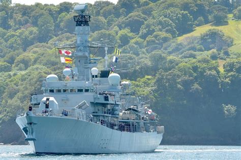 Scotstoun-built HMS Argyll returns to Glasgow after successful Russian ...