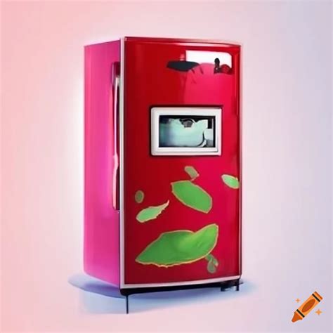 Image of a refrigerator on Craiyon