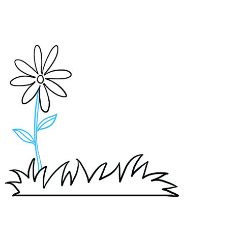 How to Draw a Flower Garden - Really Easy Drawing Tutorial