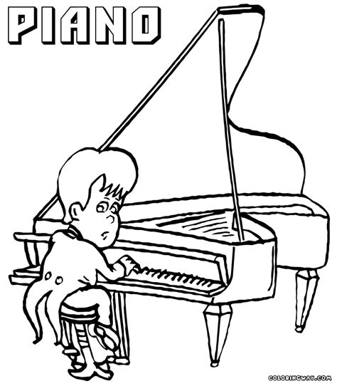 Color My Piano Printables - Printable Word Searches