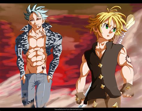 Ban y Meliodas | Nanatsu no Taizai 269 by Sawadatsuna-kun on DeviantArt