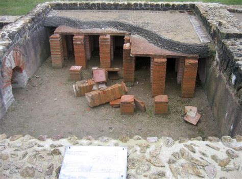 A Hypocaust (Latin: hypocaustum) is a system of central heating in a ...