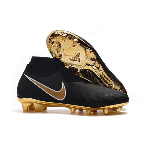 Nike Phantom VSN Elite DF FG Botas de Fútbol - Negro Oro