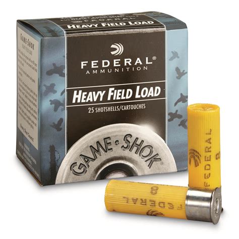 Federal, Game-Shok Heavy Field, 20 Gauge, 2 3/4" 1 oz. Shotshell, 25 ...