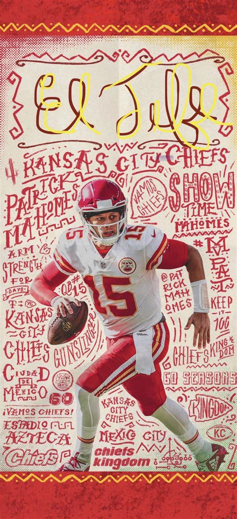 My editor the Mahomes Wallpaper for the CDMX game 😁 : r/KansasCityChiefs