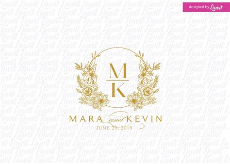 wedding logo, wedding monogram, custom wedding logo, custom wedding ...