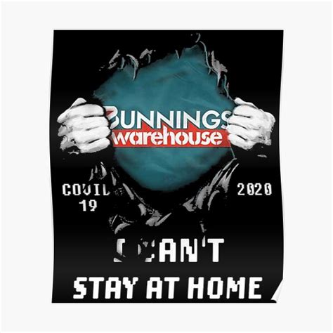 "BUNNINGS WAREHOUSE - MERCH" Poster for Sale by gloyujikly | Redbubble