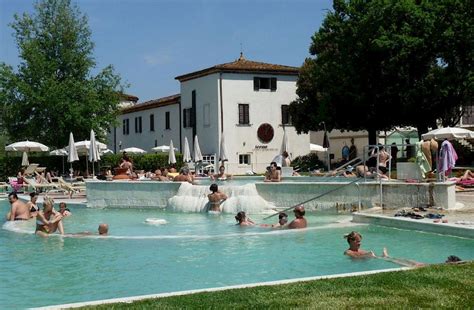 Rapolano Terme thermal baths in the Province of Sienna, Tuscany