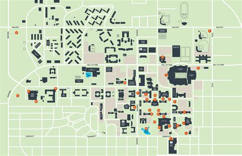 Campus Map Of Oklahoma State University - Venus Jeannine