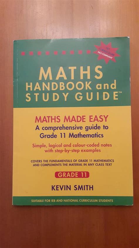 Courses & Study Guides - Maths Handbook and Study Guide by Kevin Smith ...