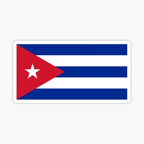 "Cuba Flag" Sticker for Sale by FlagsOnStuff | Redbubble