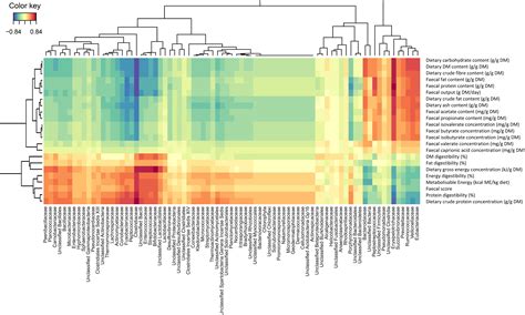 Key bacterial families (Clostridiaceae, Erysipelotrichaceae and Bacteroidaceae) are related to ...