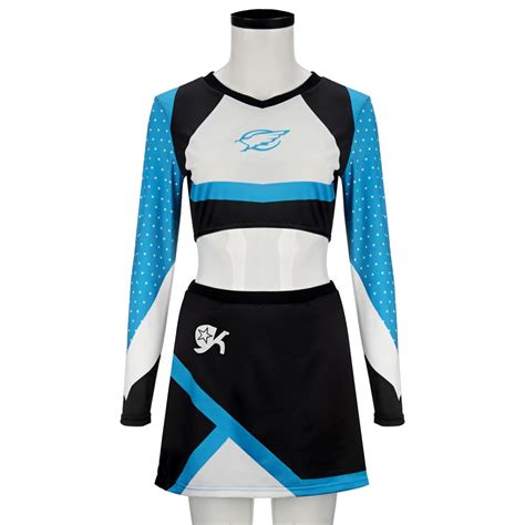 CosplayDiy Maddy Cheerleading Outfit Maddy Costume Girls Cheer Leader Uniform Top Dress Sets ...