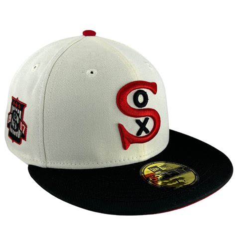 Chicago White Sox Chrome/Black/Red UV New Era 59FIFTY Fitted Hat - Clark Street Sports