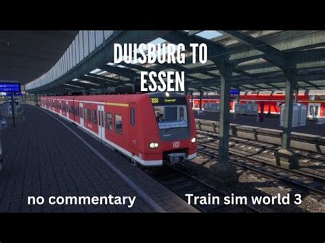 Sprinting from Duisburg to Essen in Train sim world 3 (PS5) - YouTube