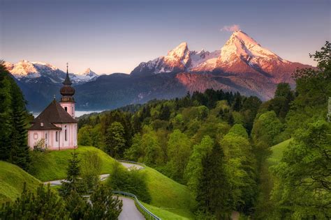 Sanktuarium Maria Gern w Berchtesgaden w Górnej Bawarii