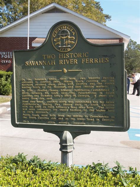 Two Historic Savannah River Ferries - Georgia Historical Society