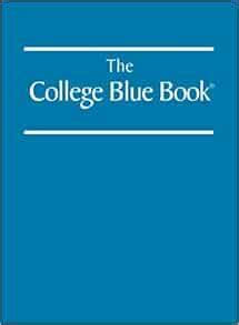 Amazon.com: College Blue Book: 9780028659992: MacMillan, Publishing: Books