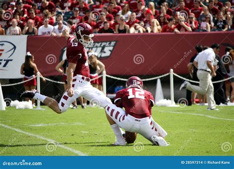 Temple Kicker Brandon McManus Editorial Stock Image - Image of back ...