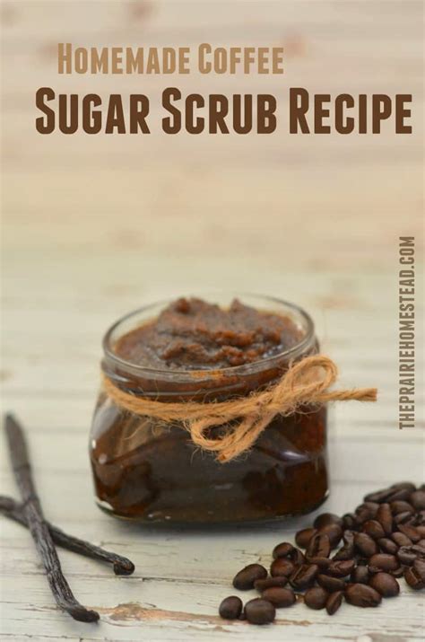 Coffee Sugar Scrub Recipe | The Prairie Homestead