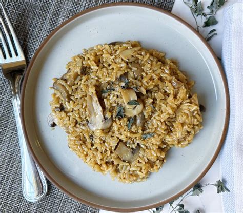 Instant Pot Brown Rice Risotto - The Planted Pantry