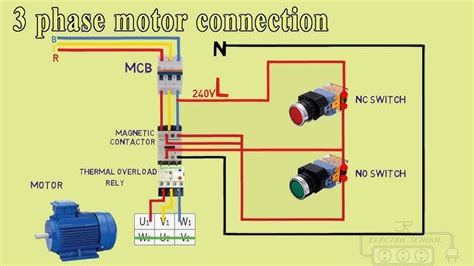 Phase DOL Starter Motor Diagram Earth Bondhon Electrical, 49% OFF