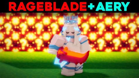 RAGEBLADE + AERY In ROBLOX BEDWARS.. - YouTube