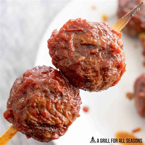 Bison Meatballs - Easy Ground Bison Recipe - A Grill for All Seasons