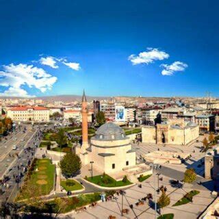 A panoramic picture of the medieval town square of Sivas (Sivas Atlas ...