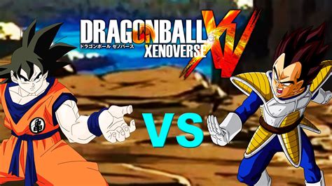 Dragon Ball Xenoverse - Goku vs Vegeta - Gameplay - PC - YouTube