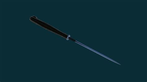 German WWI Combination Trench Dagger-Bayonet 3D Model by Pabst