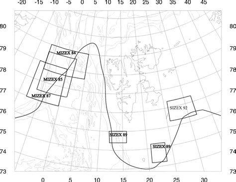 Map of the Fram Strait including localization of field experiments and... | Download Scientific ...