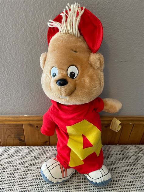 Alvin and the Chipmunks Talking Stuffed Toy Plush - Etsy