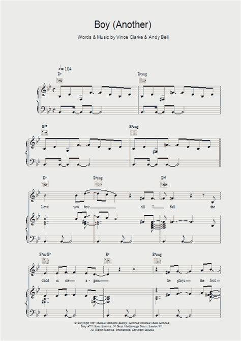 Boy Piano Sheet Music | OnlinePianist