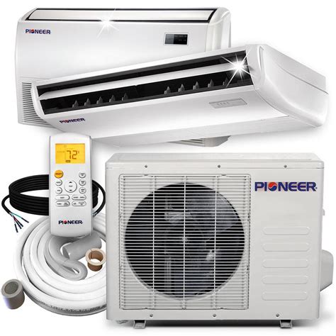 Pioneer 36,000 BTU 3 Ton 16 SEER Floor/Ceiling Mini-Split Air Conditioner Heat Pump System Full ...