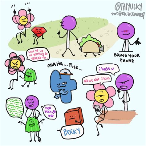 Pin by Jemmalyn Thompson on bfb | Cartoon theories, Cute stuffed animals, Theodd1sout comics