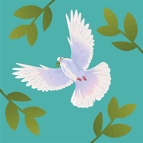 flying dove of peace 11130597 Vector Art at Vecteezy