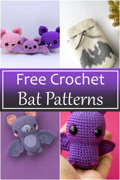 16 Free Crochet Bat Patterns - DIY Crafts