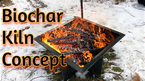 Biochar Kiln - Experimental Mobile Cone Kiln - YouTube