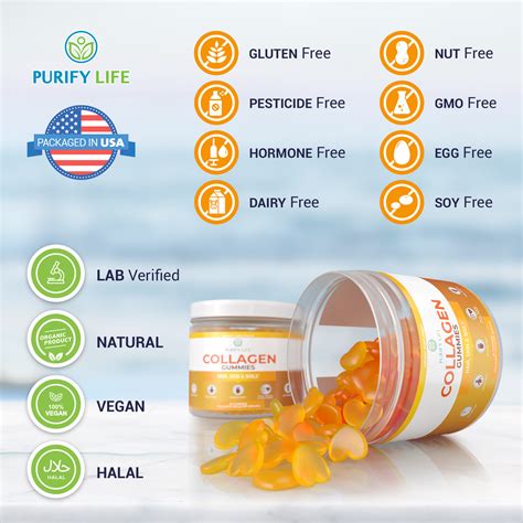 Collagen Gummies For Hair Skin & Nails - 90 Gummies/45 Day Supply — Purify Life