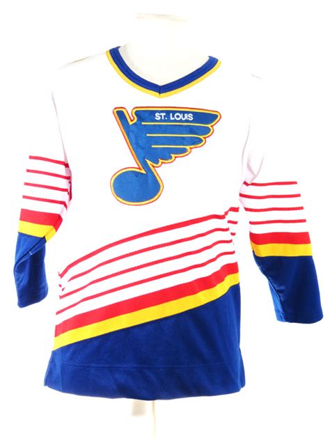 90s St. Louis Blues NHL White Starter Hockey Jersey - 5 Star Vintage