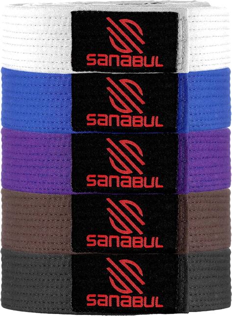 Amazon.com: Sanabul BJJ Belt Men & Women | Brazilian Jiu Jitsu Belt ...