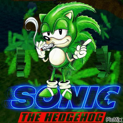 sonic the hedgehog weed - Free animated GIF - PicMix