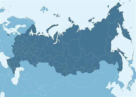 Blank Map Of Russia With Rivers And Lakes