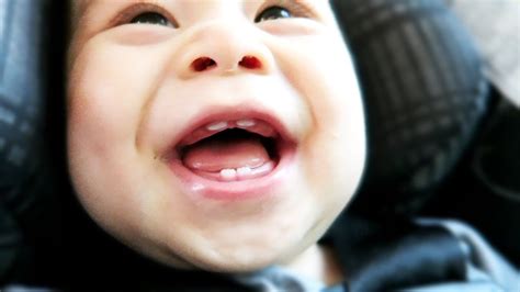 BABY HAS HIS TWO FRONT TEETH! - YouTube